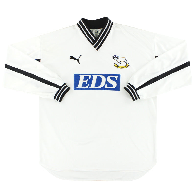 1999-01 Derby County Puma Home Shirt L/S L