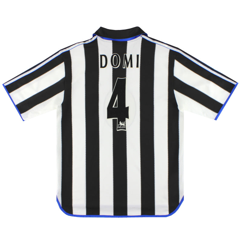 1999-00 Newcastle adidas Home Shirt Domi #4 *Mint* L