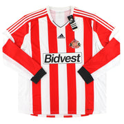 2013-14 Sunderland adidas Home Shirt L/S *w/tags* XXL