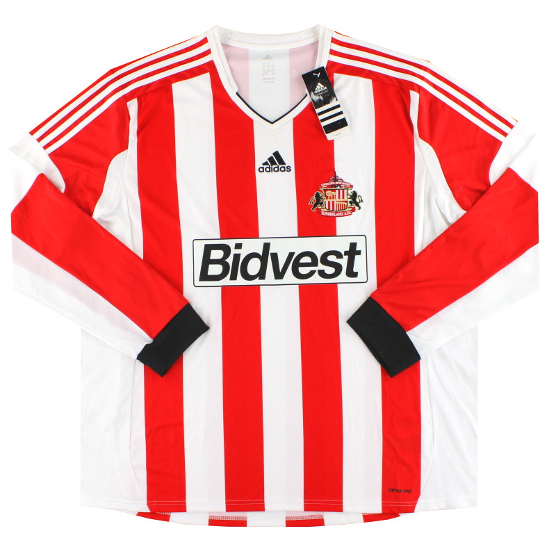 2013-14 Sunderland adidas Home Shirt L/S *w/tags* XXL