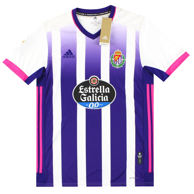 2020-21 Real Valladolid adidas Authentic Home Shirt *w/tags* M