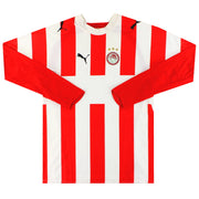 2006-07 Olympiakos Puma Home Shirt L/S XL