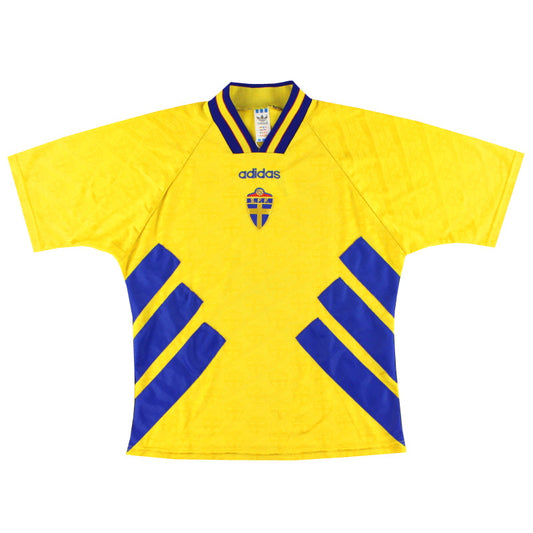 1994-96 Sweden adidas Home Shirt L