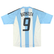 2002-04 Argentina adidas Home Shirt Batistuta #9 L