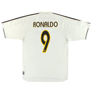 2003-04 Real Madrid adidas Home Shirt Ronaldo #9 M