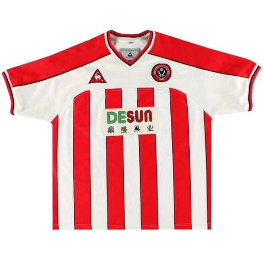 2002-04 Sheffield United Le Coq Sportif Home Shirt XL