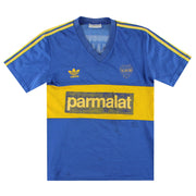 1991-92 Boca Juniors adidas Home Shirt M