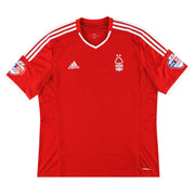2014-15 Nottingham Forest adidas Match Issue Home Shirt Veldwijk #14 XL