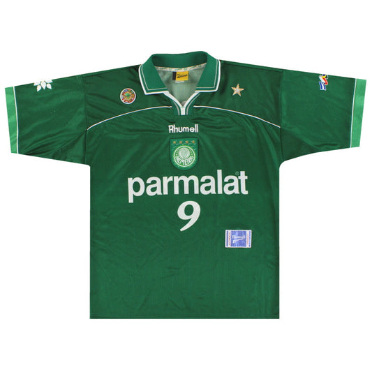 1999 Palmeiras Rhumell Home Shirt #9 L