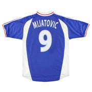 2000-01 Yugoslavia adidas Home Shirt Mijatovic #9 *Mint* M
