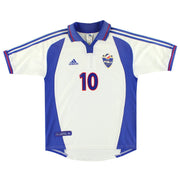 2000-01 Yugoslavia adidas Away Shirt #10 M