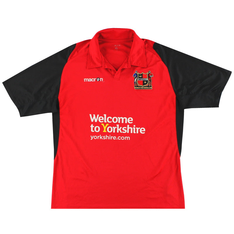 2010-11 Sheffield F.C Macron Home Shirt #6 XL