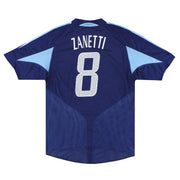 2004-05 Argentina adidas Away Shirt Zanetti #8 L