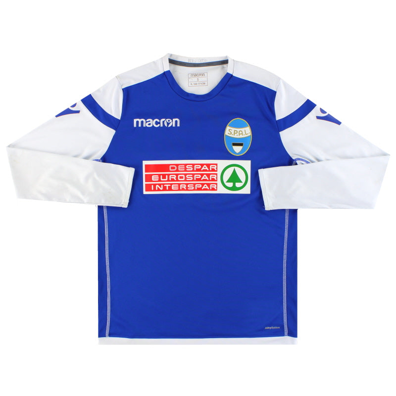 2017-18 SPAL Macron Training Shirt L/S S