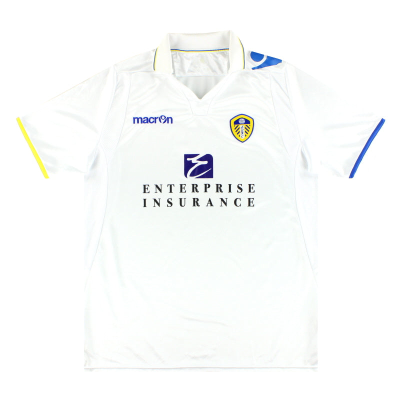 2011-12 Leeds Macron Home Shirt S