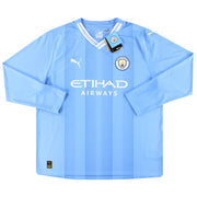 2023-24 Manchester City Puma Home Shirt L/S *w/tags* XXL