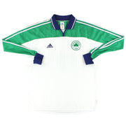 2000-01 Panathinaikos adidas Player Issue Away Shirt L/S *w/tags* XL