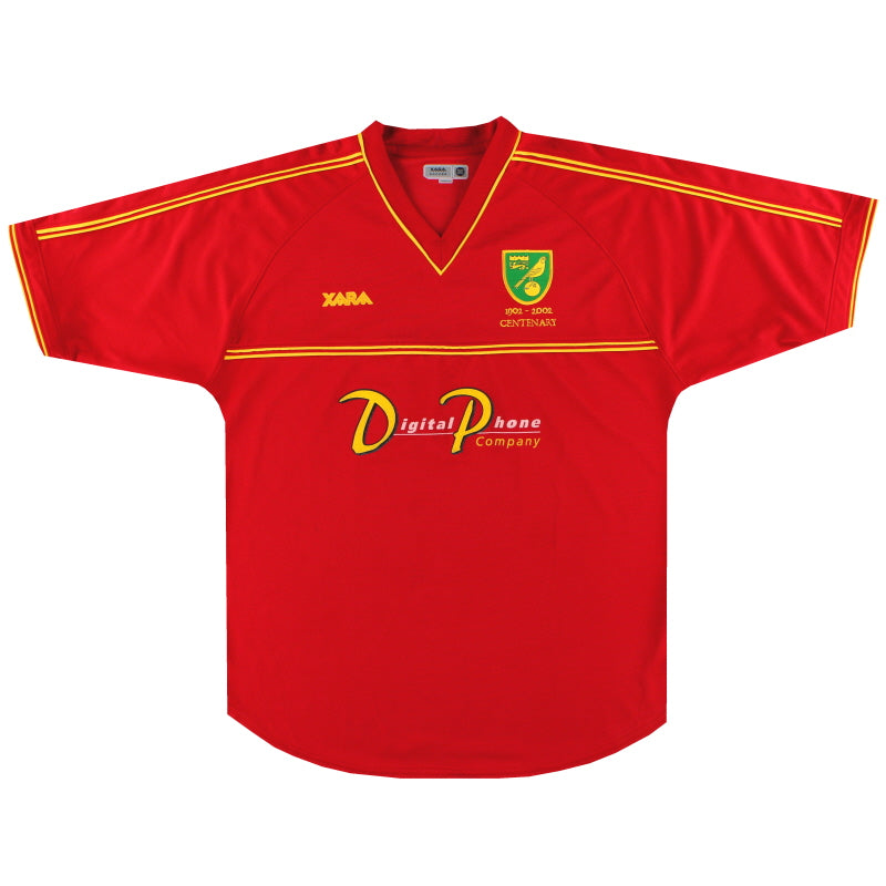 2001-02 Norwich City Centenary Away Shirt *Mint* XL