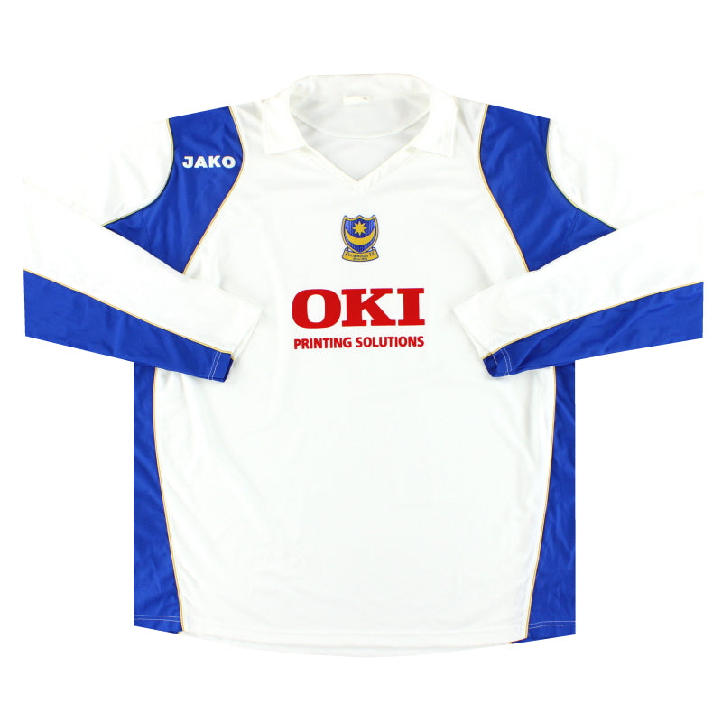 2006-07 Portsmouth Jako Away Shirt L/S *Mint* XXL