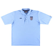 2002-03 England Umbro Polo Shirt L