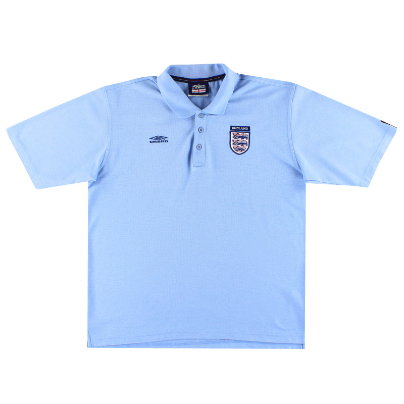 2002-03 England Umbro Polo Shirt L