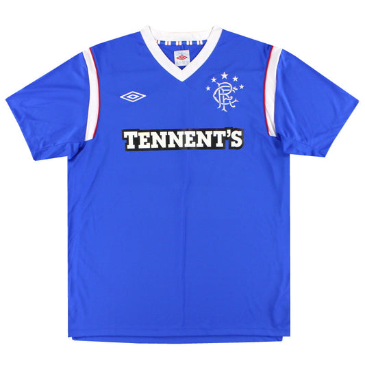 2011-12 Rangers Umbro Home Shirt #14 XL