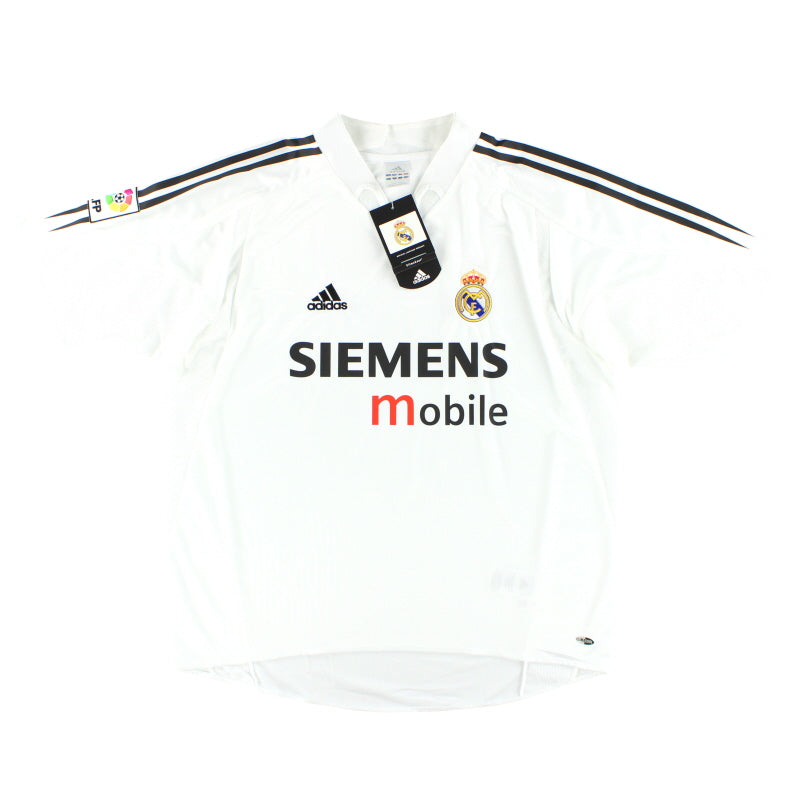 2004-05 Real Madrid adidas Home Shirt*w/tags* M