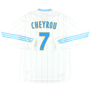 2009-10 Olympique Marseille adidas Player Issue Home Shirt Cheyrou #7 L/S *w/tags* XL - Classic Football Kit