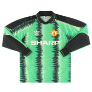 1990-92 Manchester United adidas Goalkeeper Shirt #1 M