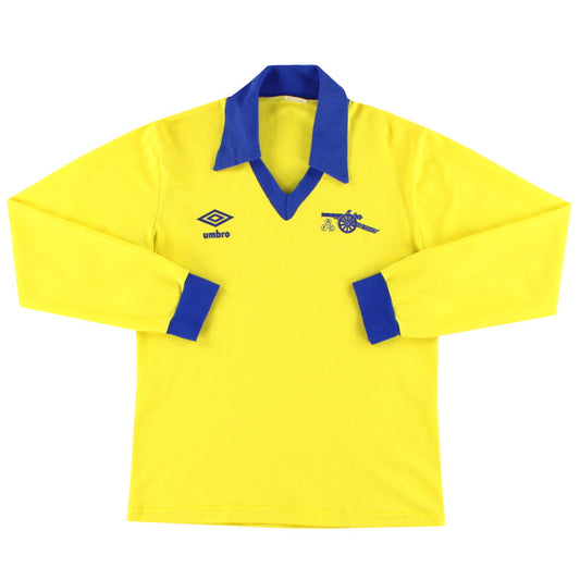 1978-81 Arsenal Umbro Away Shirt L/S S
