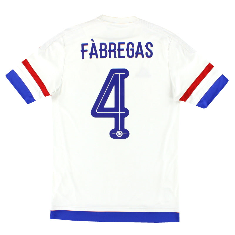 2015-16 Chelsea adidas Away Shirt Fabregas #4 S