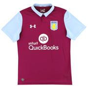 2016-17 Aston Villa Under Armour Home Shirt L