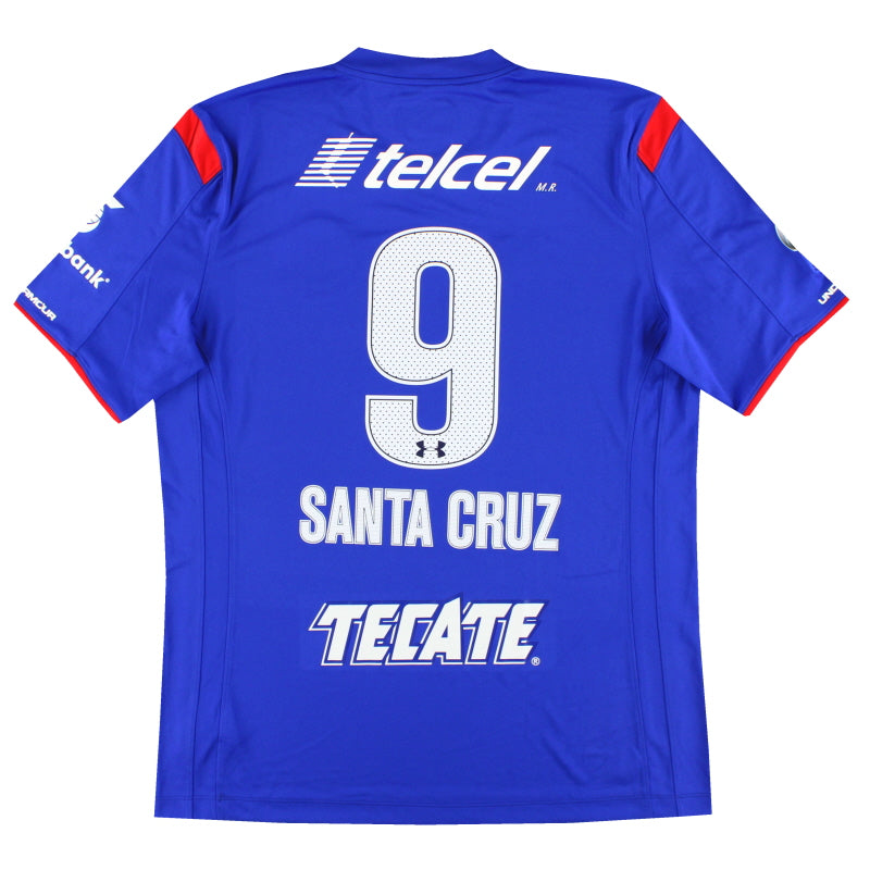 2014-15 Cruz Azul Under Armour Home Shirt Santa Cruz #9 XL