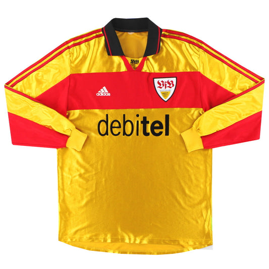 1999-01 Stuttgart adidas Player Issue Third Shirt #8 L/S XL
