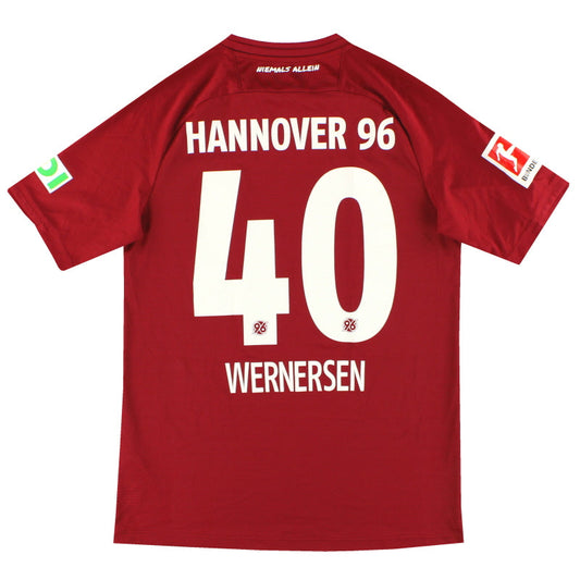 2018-19 Hannover 96 Jako Home Shirt Wernersen #40 M