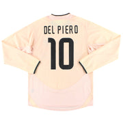 2003-04 Juventus Nike Away Shirt Del Piero #10 L/S