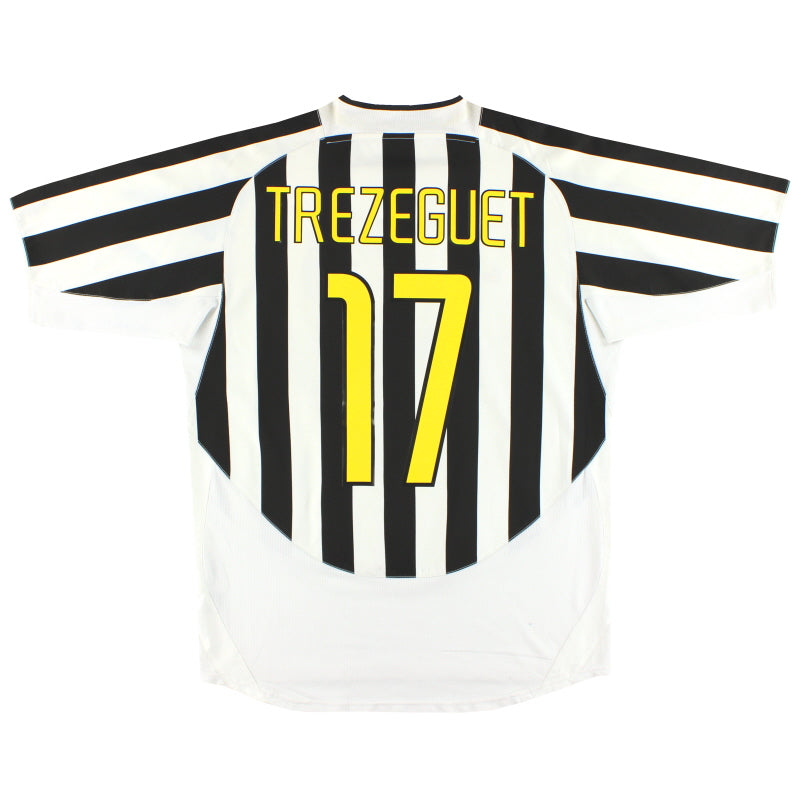 2003-04 Juventus Nike Home Shirt Trezeguet #17 L