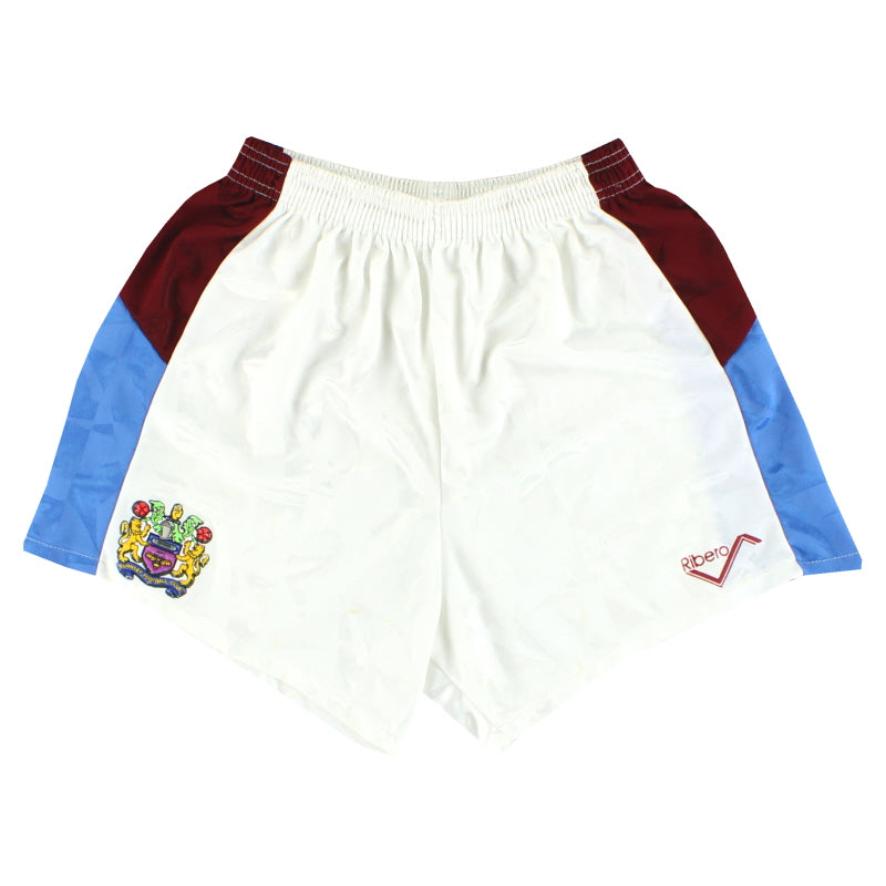 1991-93 Burnley Ribero Third Shorts M