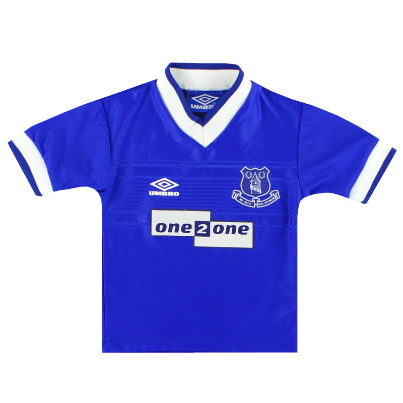 1999-00 Everton Umbro Home Shirt Child