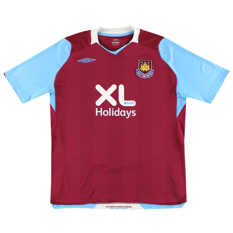 2008 West Ham Home Shirt XL