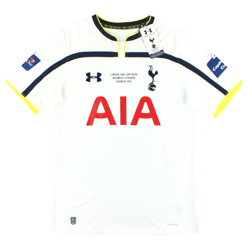 2014-15 Tottenham Under Armour 'Final' Home Shirt *w/tags* L