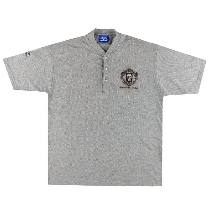 1996-97 Manchester United Umbro Polo Shirt XL