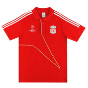 2009-10 Liverpool adidas Champions League Polo Shirt L