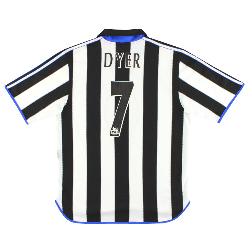 1999-00 Newcastle adidas Home Shirt Dyer #7 L