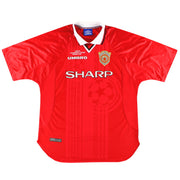 1999-00 Manchester United Umbro CL Winners Shirt M