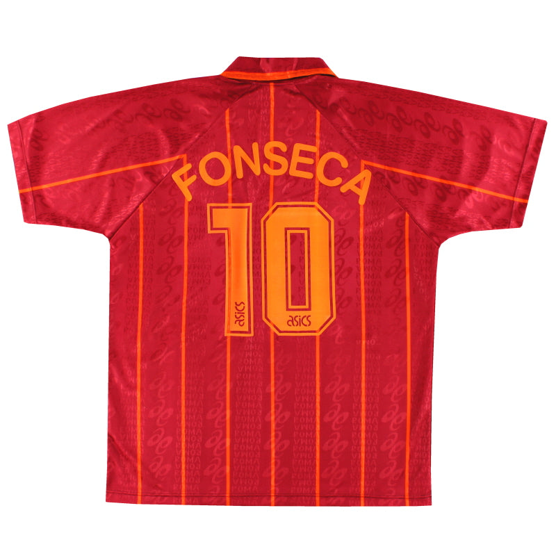 1996-97 Roma Asics Home Shirt Fonseca #10 *w/tags* XL