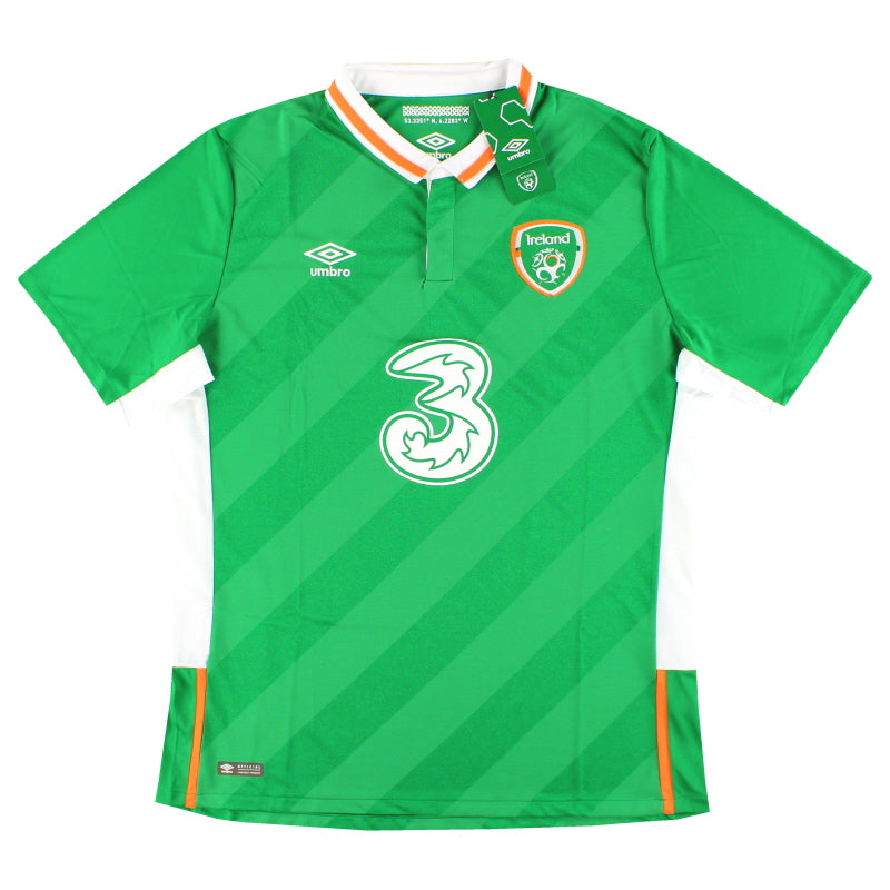 2016-17 Ireland Umbro Home Shirt *BNIB* XL