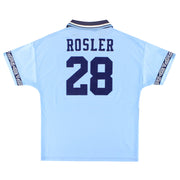 1993-95 Manchester City Umbro 'Signed' Home Shirt Rosler #28 M