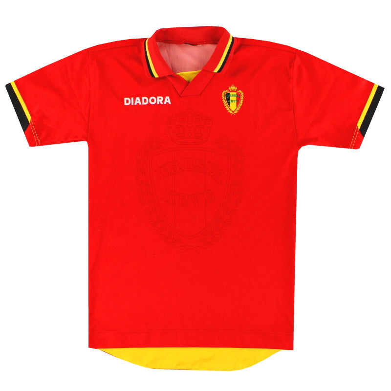 1996-97 Belgium Diadora Home Shirt Y