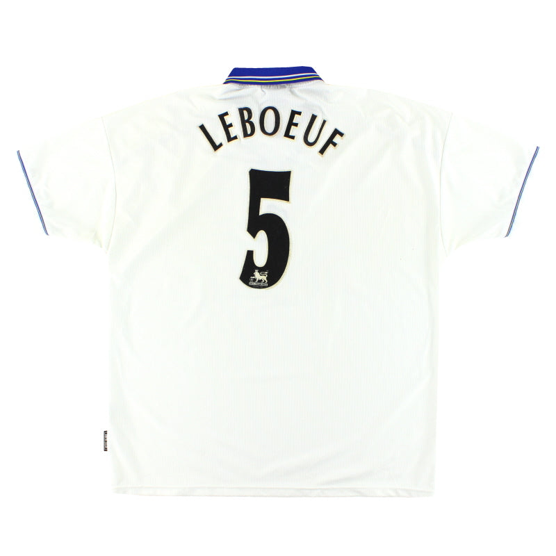1998-00 Chelsea Umbro Away Shirt Lebouef #5 XXL